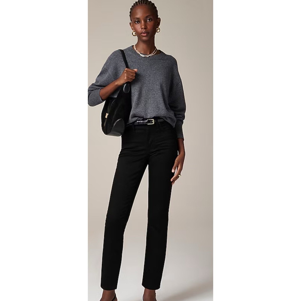 J.Crew Slim Denim jean Size 31 In Black Women's New NWT